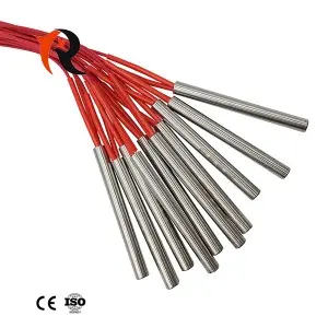 Water immersion cartridge heater screw plug heating rod