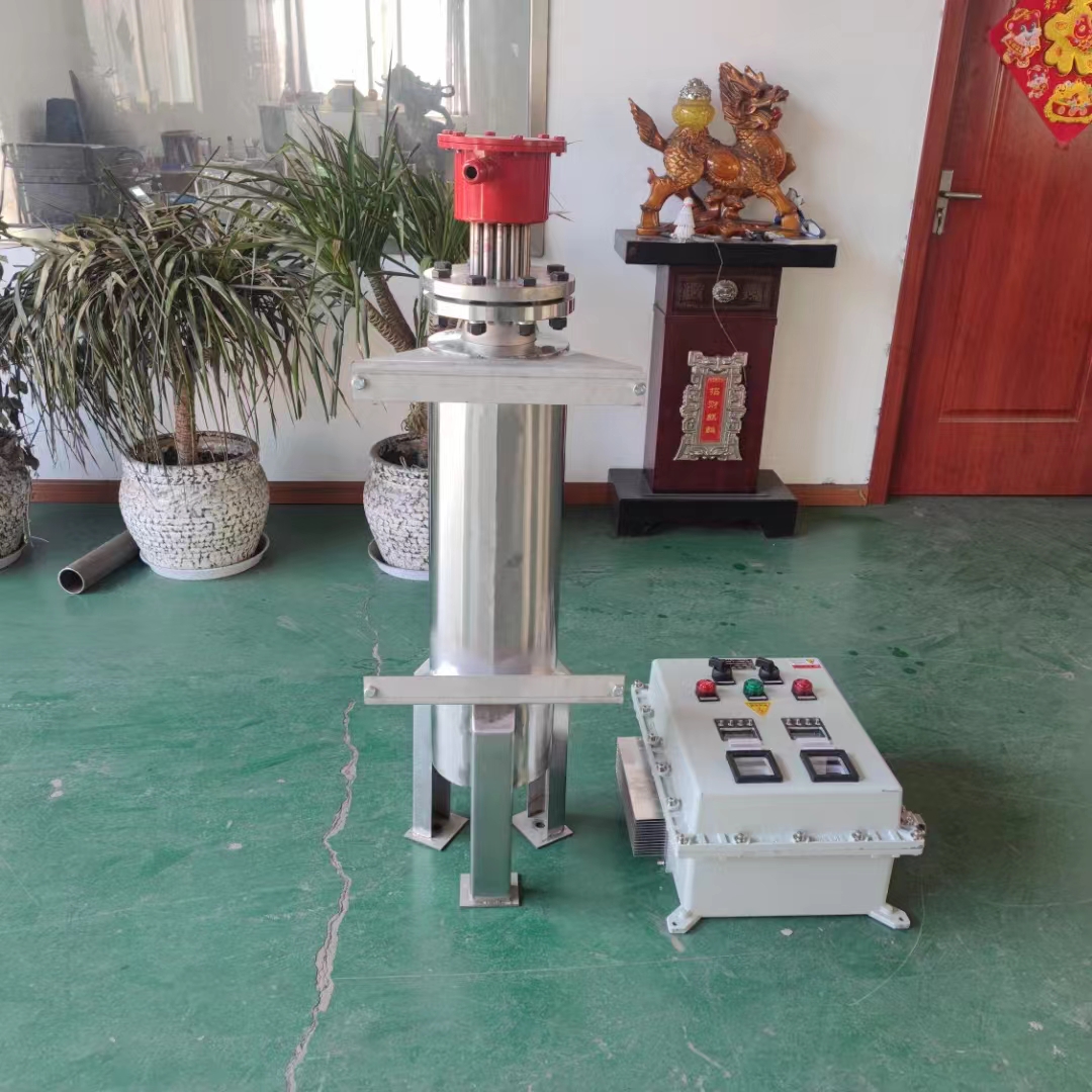 Vertical pipeline heater