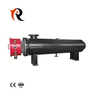 Customized 30KW stainless steel circulation heavy oil pipeline heater