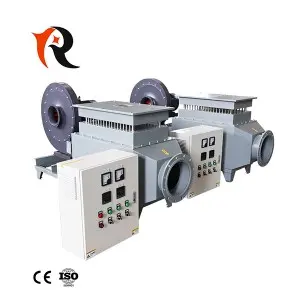 50KW industrial electric air duct heater with blower