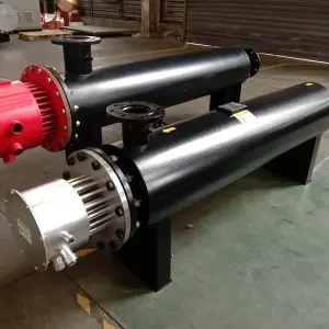 Industrial electric customized pipeline heater for water heating