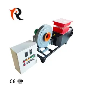 Air duct heater for flue gas heating