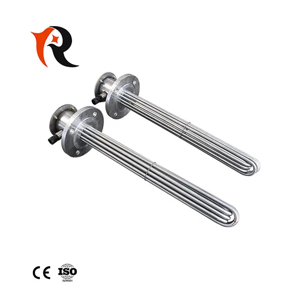 Industrial 30KW stainless steel 316 water immersion heating element with flange Featured Image