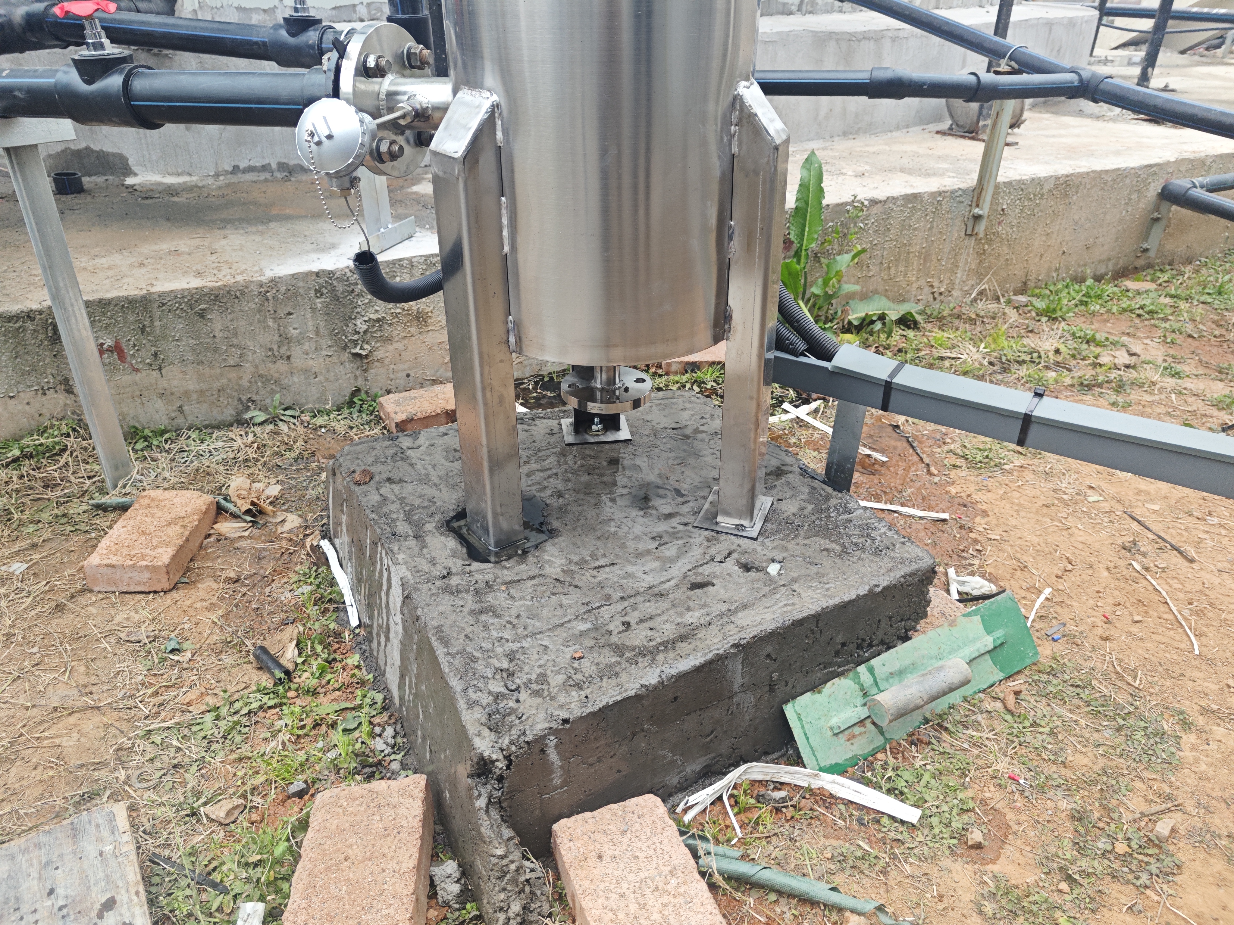 60KW污水处理管道加热器，800TD稳定温升，高效处理